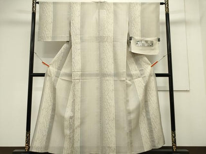 平和屋着物＊夏物　本場大島紬　夏大島　草木間道　証紙付き　正絹　逸品　CABK0871ou