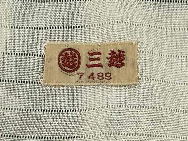 平和屋着物＊夏物　小紋　絽　草花文　三越扱い　正絹　逸品　CABK0872ou