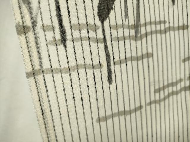 平和屋着物＊夏物　訪問着　紗紬　手描き　芒文　正絹　逸品　CABK0881ou