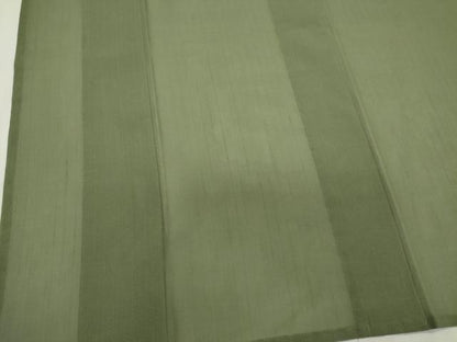 平和屋着物＊夏物　紗紬　柳茶色　正絹　逸品　CABK0885ou