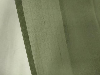 平和屋着物＊夏物　紗紬　柳茶色　正絹　逸品　CABK0885ou