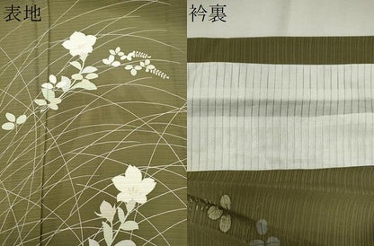 平和屋着物＊夏物　訪問着　絽　草花文　正絹　逸品　CABK0887ou
