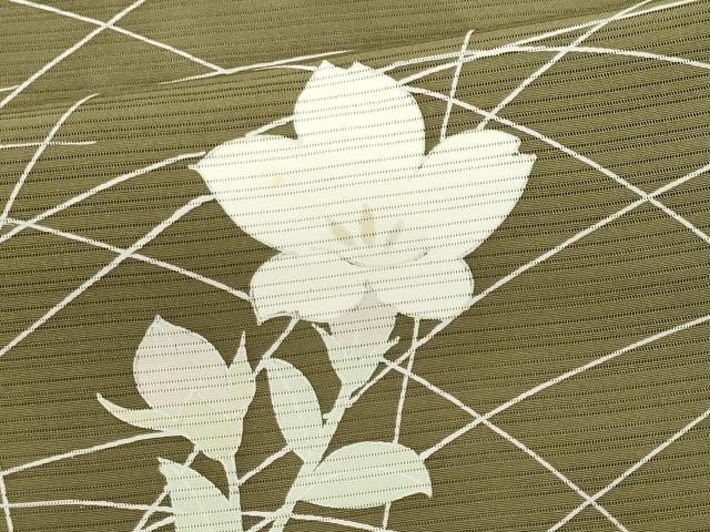 平和屋着物＊夏物　訪問着　絽　草花文　正絹　逸品　CABK0887ou