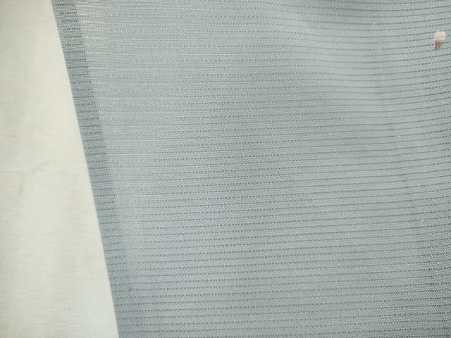 平和屋着物＊夏物　小紋　絽　花蝶文　蛍暈し　正絹　逸品　CABK0888ou