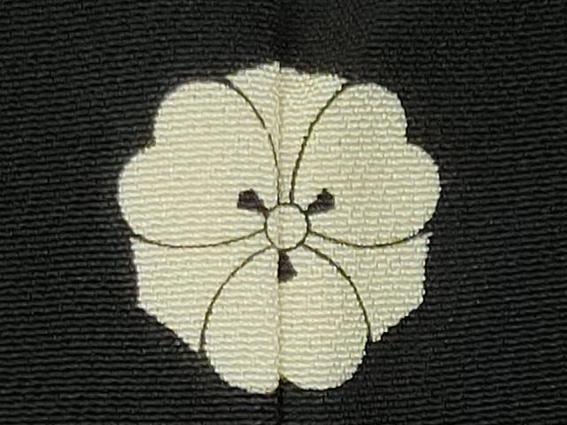 平和屋着物■豪華黒留袖　駒刺繍　御所車草花文　金彩　正絹　逸品　CABK0895ou