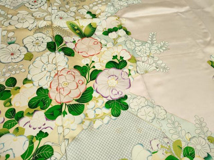 平和屋着物■豪華振袖　駒刺繍　辻が花　金彩　正絹　逸品　CABK0898ou