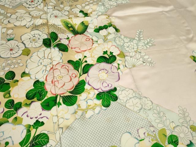 平和屋着物■豪華振袖　駒刺繍　辻が花　金彩　正絹　逸品　CABK0898ou