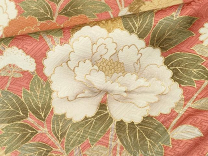 平和屋着物■豪華振袖　花車文　暈し染め　金彩　正絹　逸品　CABK0901ou