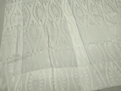 平和屋着物■長襦袢　単衣　菊地紋　正絹　逸品　CABK0908ou