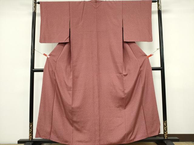 平和屋着物■上質な小紋　霞文　正絹　逸品　CABK0920ou