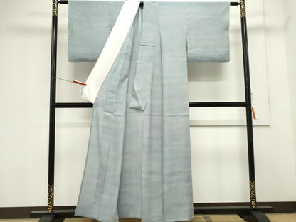 平和屋着物＊夏物　虹色創家　本郷大田子　小紋　絽　霞文　暈し染め　正絹　逸品　CABK0921ou