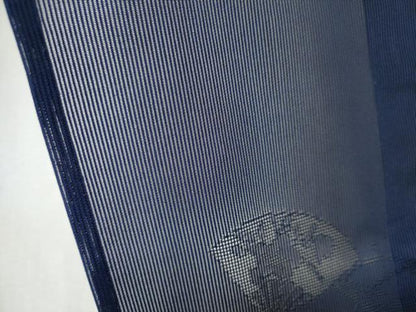 平和屋着物＊夏物　色無地　縦絽　扇面花紋紗　深縹色　やまと誂製　正絹　逸品　未使用　CABK0924ou