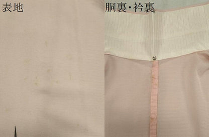平和屋着物＊夏物　訪問着　絽　駒刺繍　草花文　正絹　逸品　CABK0935ou
