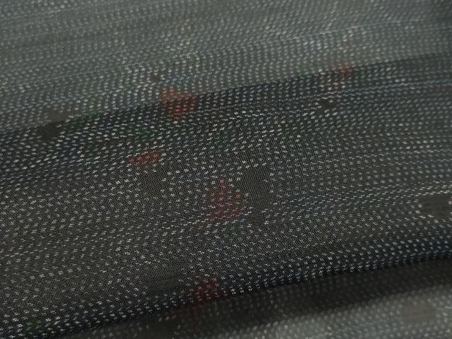 平和屋着物＊夏物　本場大島紬　夏大島　草花文　正絹　逸品　未使用　CABK0940ou