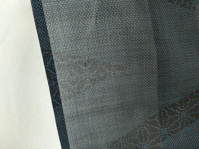 平和屋着物＊夏物　本場大島紬　夏大島　吉祥文　正絹　逸品　CABK0941ou