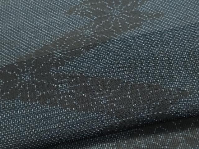 平和屋着物＊夏物　本場大島紬　夏大島　吉祥文　正絹　逸品　CABK0941ou