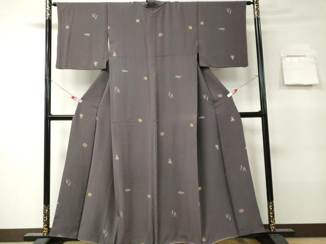 平和屋着物■上質な小紋　成り物　正絹　逸品　CABK0957ou