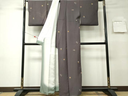 平和屋着物■上質な小紋　成り物　正絹　逸品　CABK0957ou