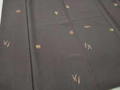 平和屋着物■上質な小紋　成り物　正絹　逸品　CABK0957ou