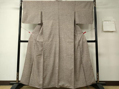 平和屋着物■上質な小紋　小花文　胴抜き仕立て　正絹　逸品　CABK0965ou
