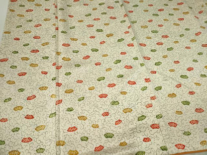 平和屋着物■上質な小紋　地紙唐草文　正絹　逸品　CABK0966ou
