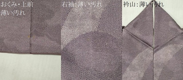 平和屋着物■上質な小紋　雲取り遠山文　正絹　逸品　CABK0978ou