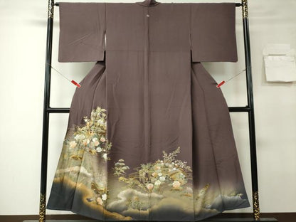 平和屋着物■豪華色留袖　風景文　暈し染め　金銀彩　正絹　逸品　CABK0981ou