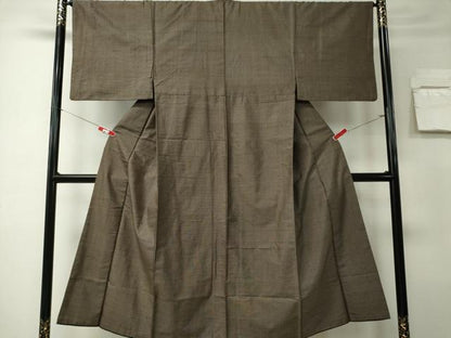 平和屋着物■男性　本場大島紬　亀甲柄　正絹　逸品　CABK0987ou