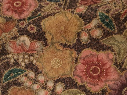 平和屋着物■上質な小紋　友禅　辻が花　金彩　正絹　逸品　CABK0990ou