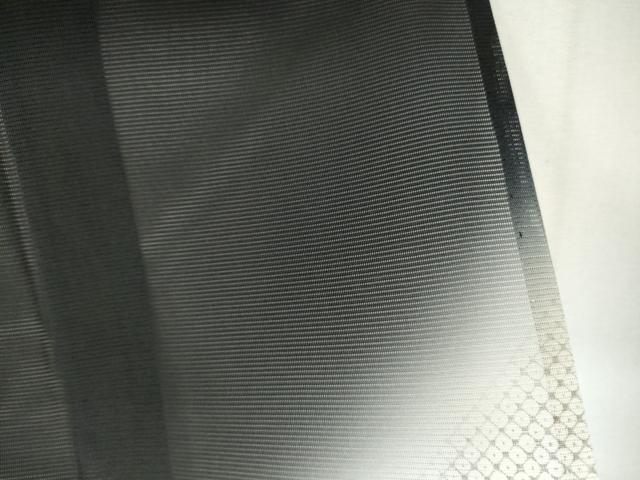 平和屋着物＊夏物　訪問着　絽　吹き寄せ文　暈し染め　黒地　正絹　逸品　CABK1001ou