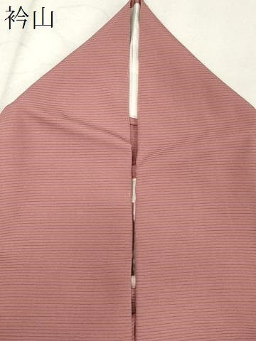 平和屋着物＊夏物　色無地　絽　退紅色　正絹　逸品　CABK1003ou
