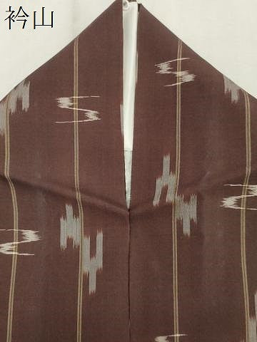 平和屋着物＊夏物　本場琉球　夏琉球　琉球絣文様　正絹　逸品　CABK1004ou