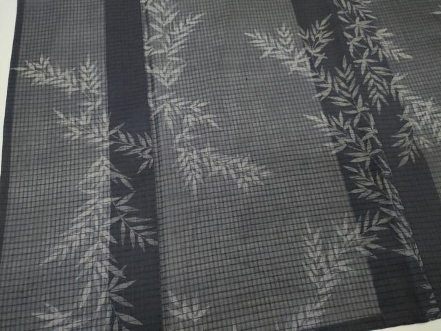 平和屋着物＊夏物　小紋　紅梅織　枝花文　洗える着物　CABK1007ou