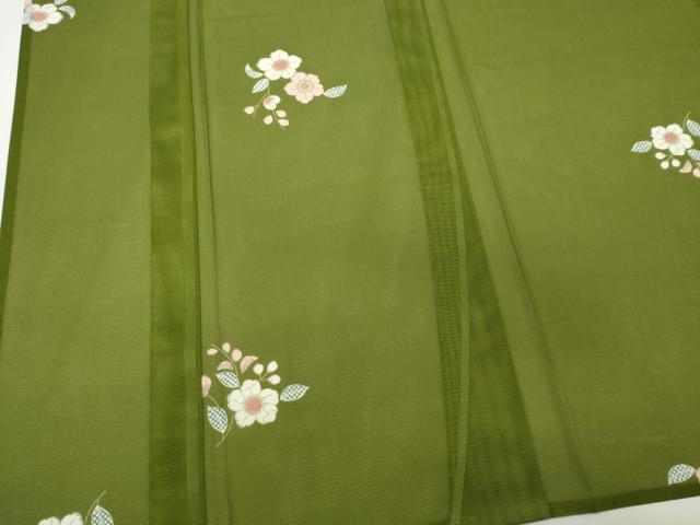 平和屋着物＊夏物　小紋　絽　辻が花　洗える着物　CABK1008ou
