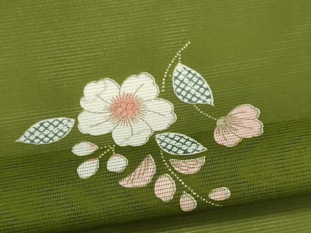 平和屋着物＊夏物　小紋　絽　辻が花　洗える着物　CABK1008ou