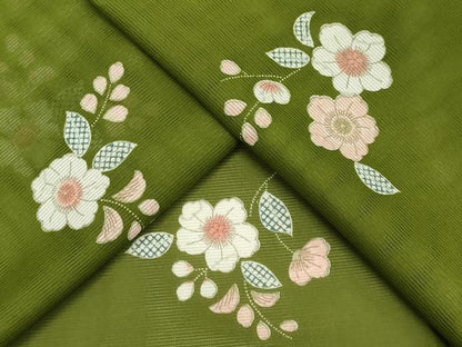 平和屋着物＊夏物　小紋　絽　辻が花　洗える着物　CABK1008ou