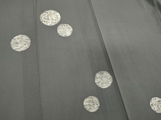 平和屋着物＊夏物　訪問着　絽縮緬　風景丸文　正絹　逸品　CABK1010ou