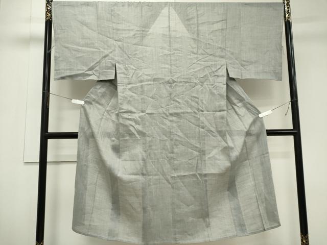 平和屋着物＊夏物　男性　長襦袢　薄鈍色　麻　逸品　CABK1017ou