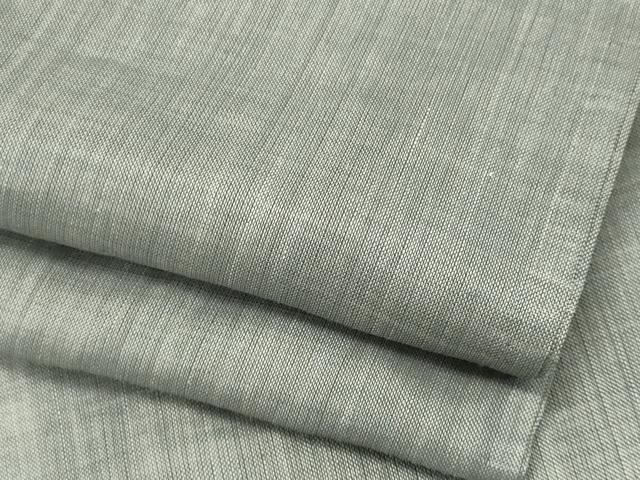 平和屋着物＊夏物　男性　長襦袢　薄鈍色　麻　逸品　CABK1017ou