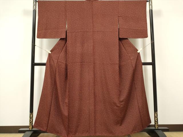 平和屋着物■上質な小紋　成り物　正絹　逸品　CABK1027ou