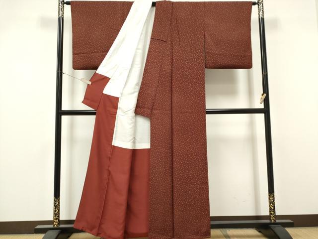平和屋着物■上質な小紋　成り物　正絹　逸品　CABK1027ou