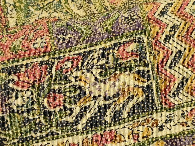 平和屋着物■訪問着　動物草花文　正絹　逸品　CABK1033ou