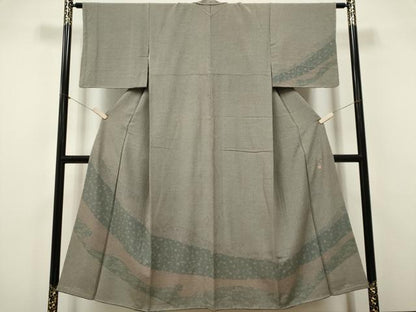 平和屋着物■訪問着　江戸小紋　樋口実　吉祥文　正絹　逸品　CABK1034ou