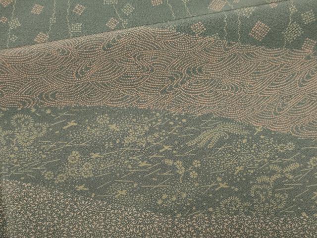 平和屋着物■訪問着　江戸小紋　樋口実　吉祥文　正絹　逸品　CABK1034ou