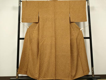 平和屋着物■上質な小紋　成り物　唐辛子　正絹　逸品　CABK1035ou