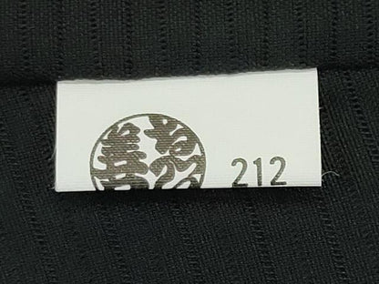 平和屋着物＊夏物　男性　絽　黒紋付　ゑり善扱い　正絹　逸品　CABK1059ou