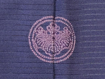 平和屋着物＊夏物　色無地　絽　深紫色　証紙付き　正絹　逸品　CABK1062ou