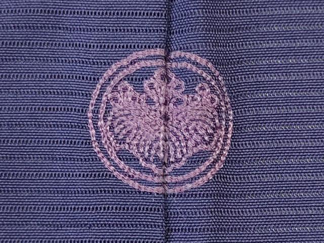 平和屋着物＊夏物　色無地　絽　深紫色　証紙付き　正絹　逸品　CABK1062ou