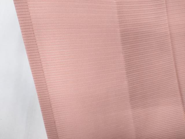 平和屋着物＊夏物　色無地　絽　宍色　正絹　逸品　CABK1065ou
