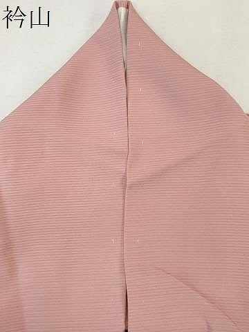 平和屋着物＊夏物　色無地　絽　宍色　正絹　逸品　CABK1065ou